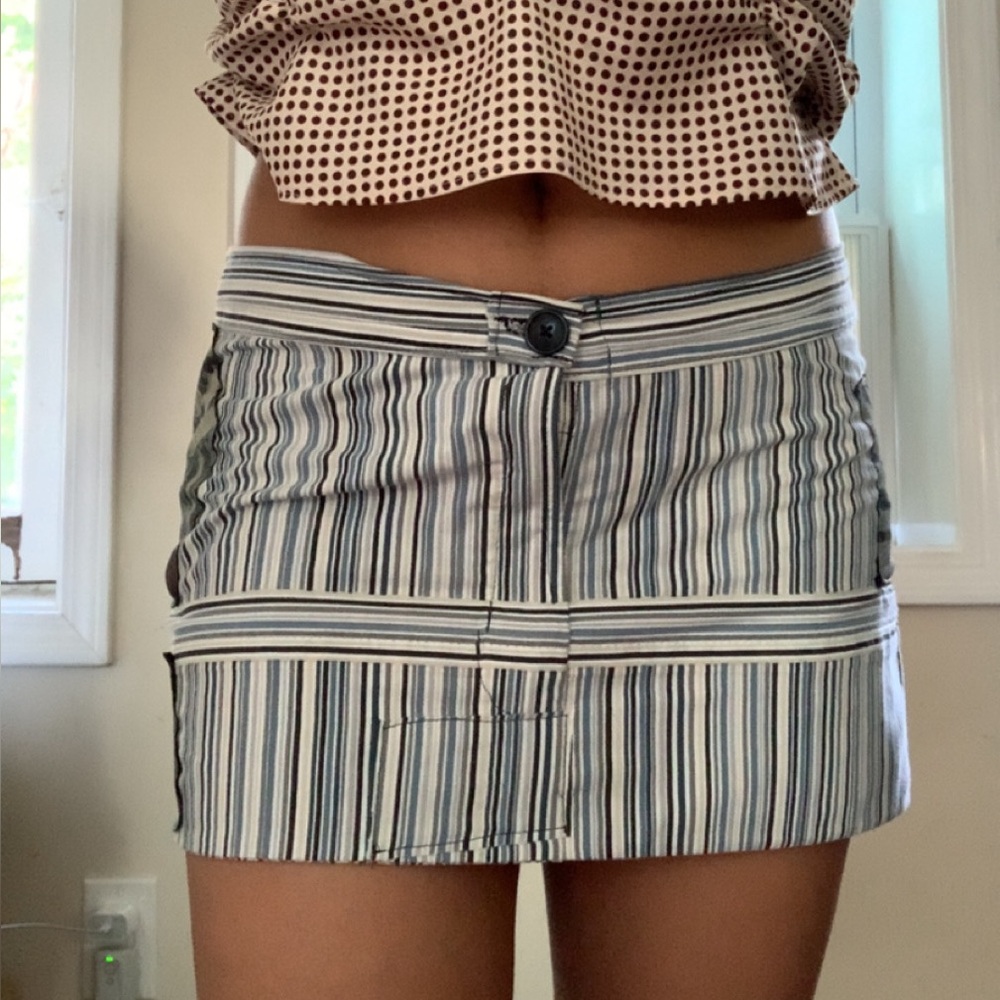 Striped Mini Skirt